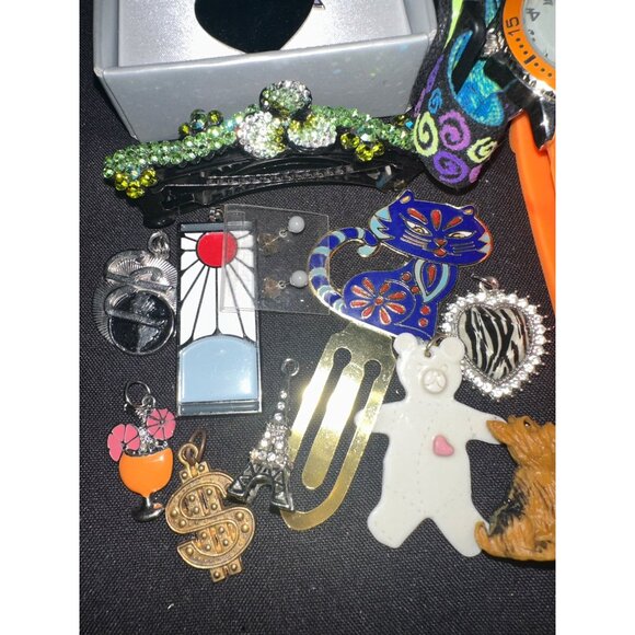 Kids girls boys junk drawer bundle lot 60+ jewelry pieces collectibles - Picture 7 of 8